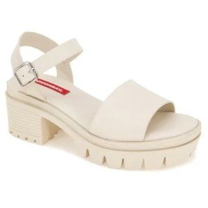 Womens UnionBay Vernice Platform Sandals Size 7 10 11 Bone Lug Sole NIB